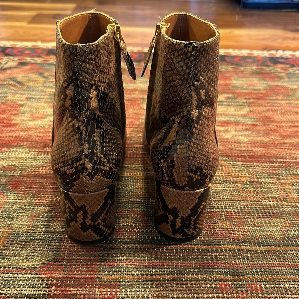 Paris Texas Pt-Python Ankle Boot In Camel - 39 - image 4